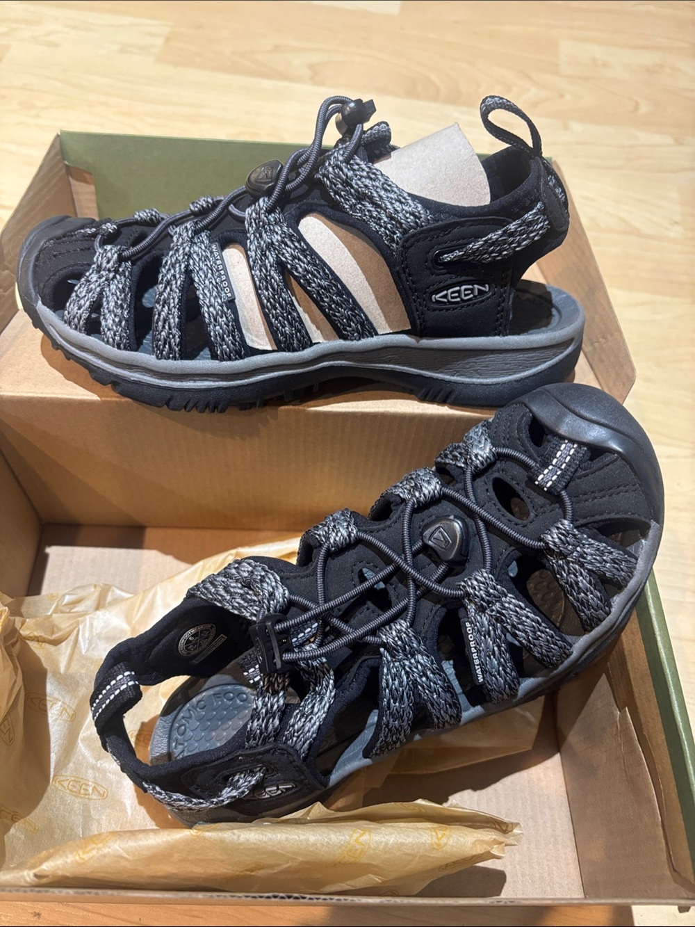 Keen Women's Black and Gray Outdoor Sport Sandals